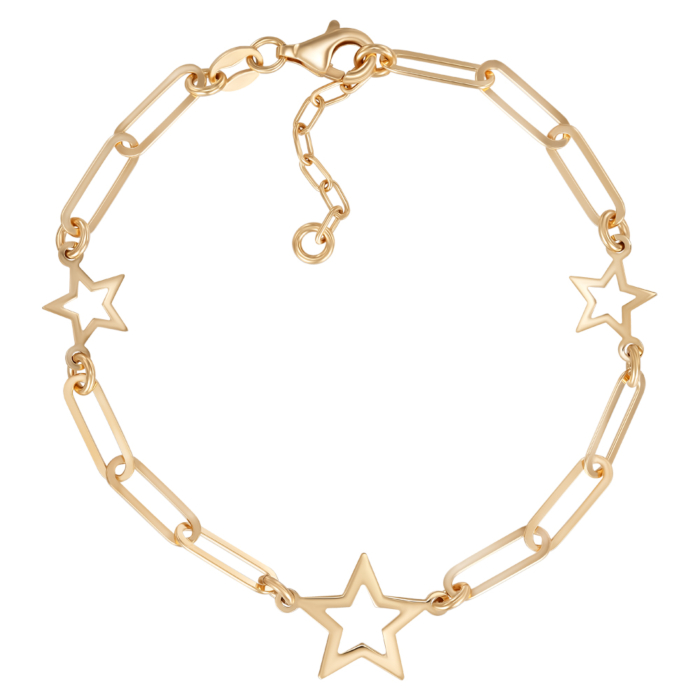 Срібний позолочений браслет. Артикул BRT 10747 G-B/20