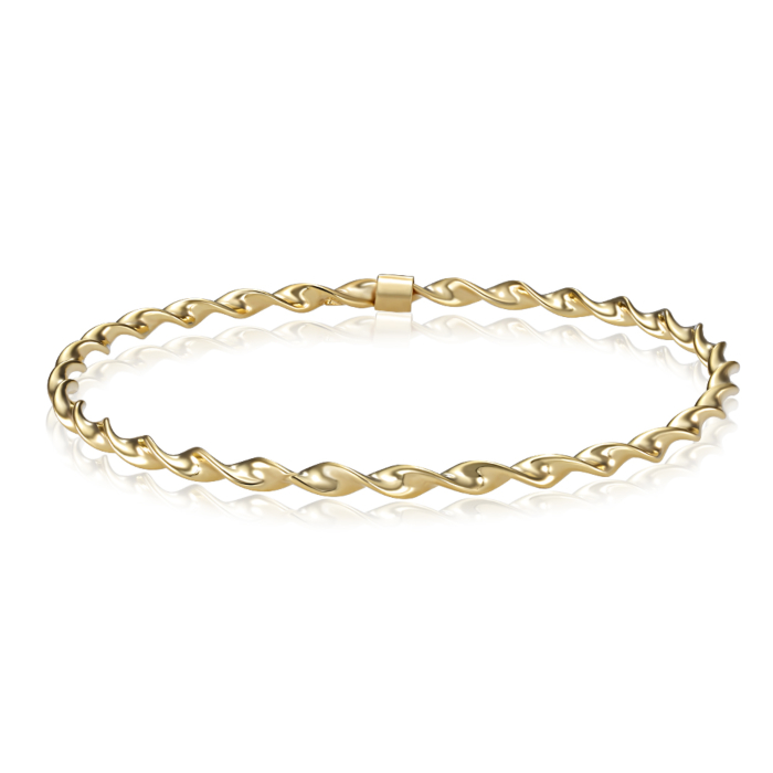 Срібний позолочений браслет. Артикул BRT 10820 G-B/20