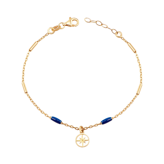 Срібний браслет з емаллю. Артикул BRT_10969-B/20/570