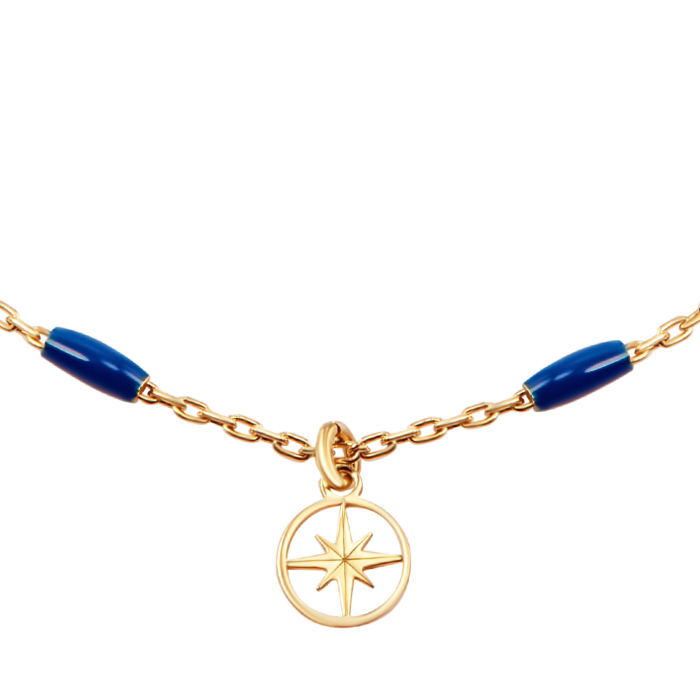 Срібний браслет з емаллю. Артикул BRT_10969-B/20/570