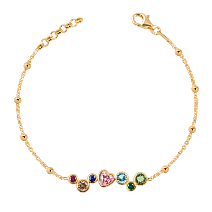 Срібний браслет з фіанітами. Артикул BRT_11026-B_20_21026