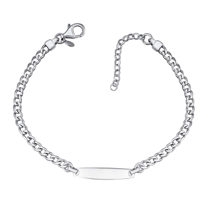 Срібний браслет в панцирному плетінні BTHSB000010-B/12