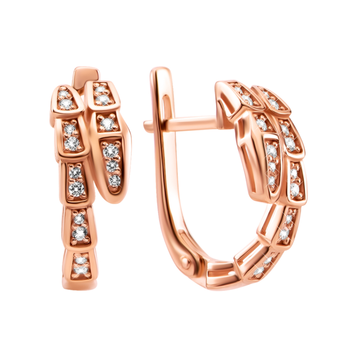 Золоті сережки з фіанітами. Артикул UG5СВ1859(2)и