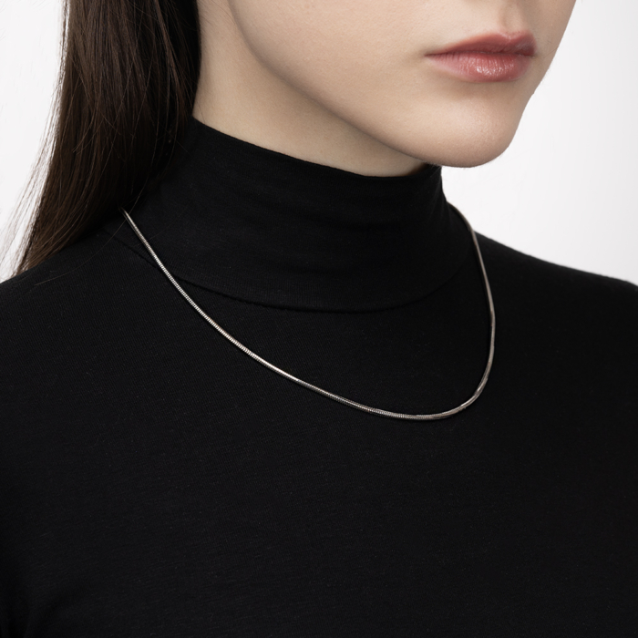 Срібний ланцюжок. Артикул CCT19D Rod-L/12