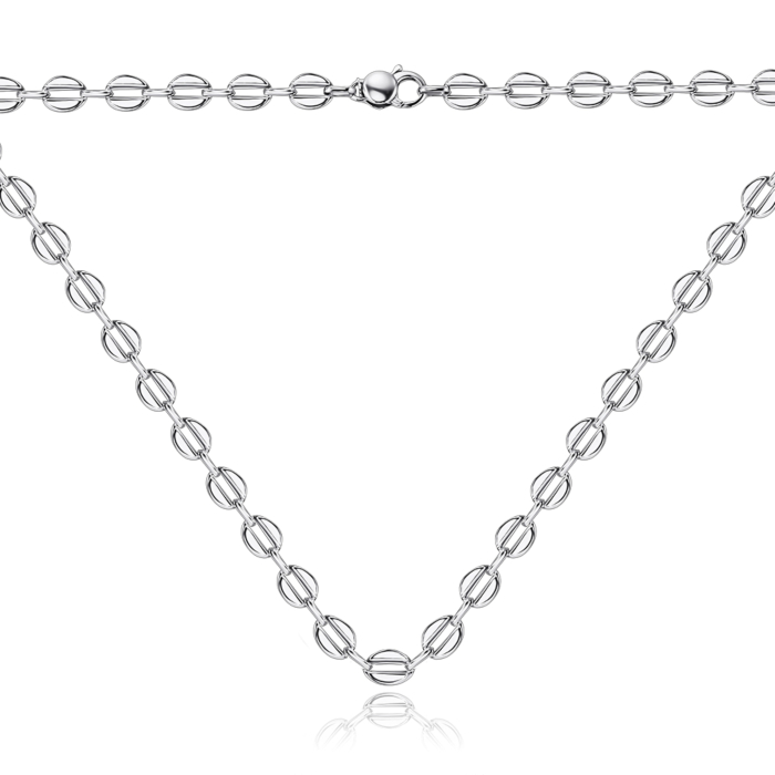 Серебряное колье без вставки. Артикул CCAXD000030_CH-K/12