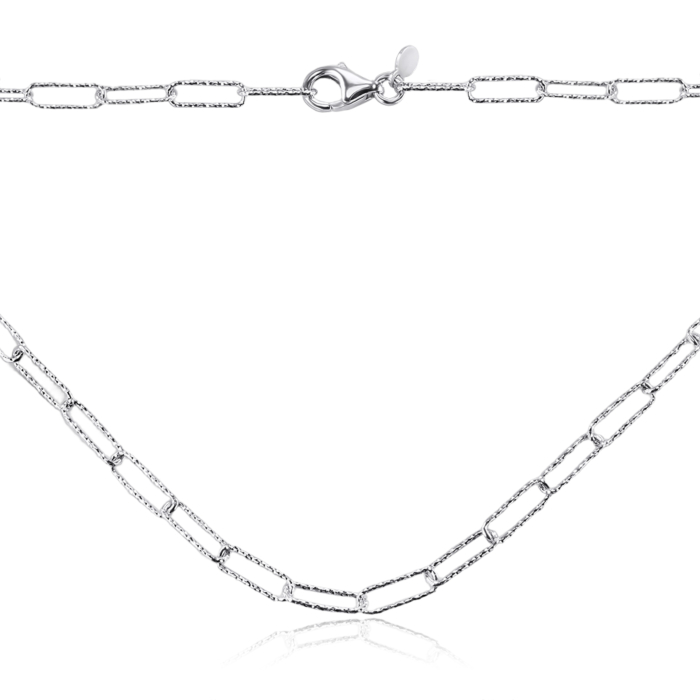 Серебряное колье без вставки. Артикул CCAXD000088-K/12