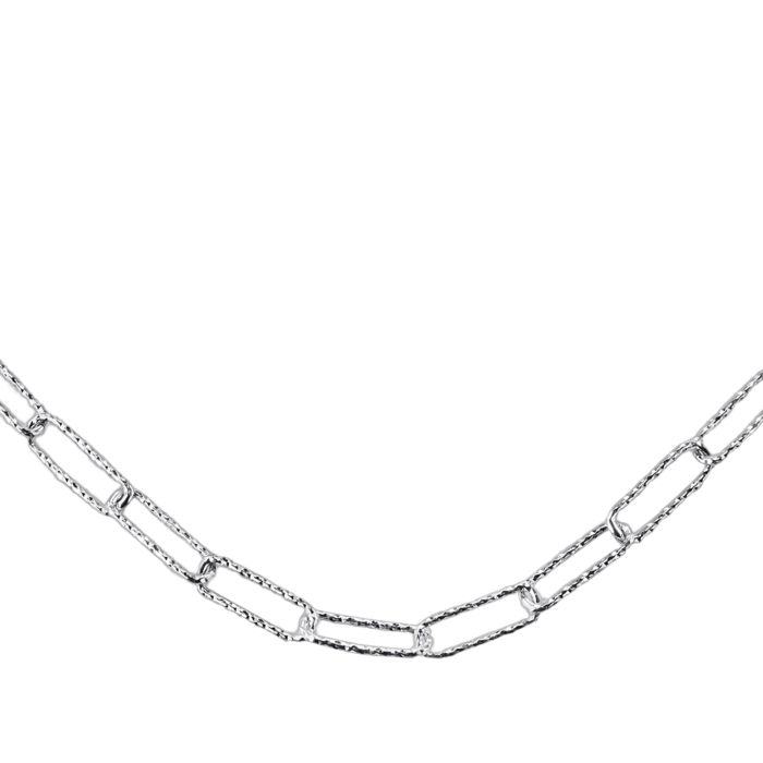 Серебряное колье без вставки. Артикул CCAXD000088-K/12