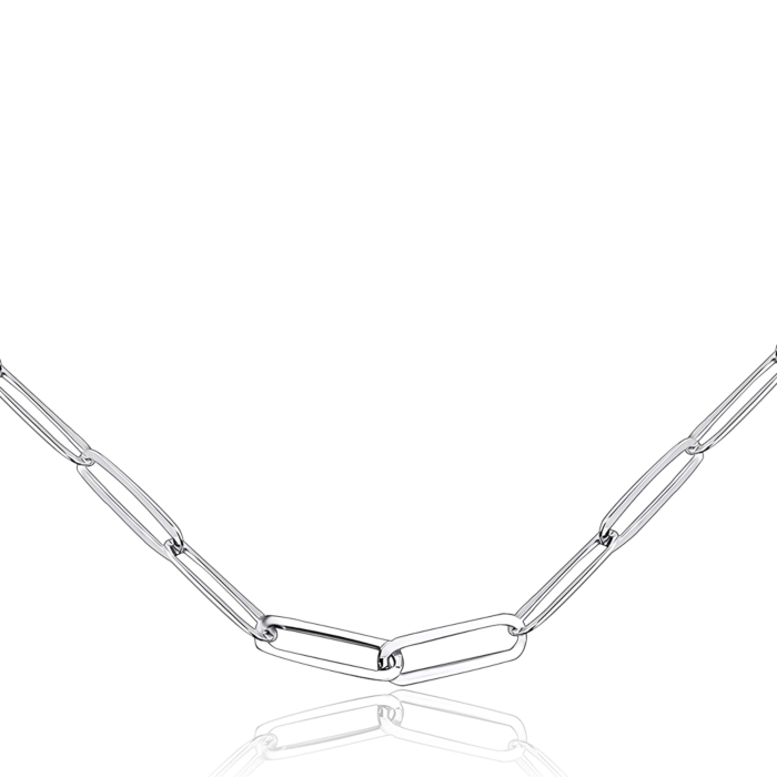 Серебряное колье без вставки. Артикул CCAXD000092-K/12