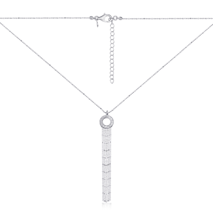 Серебряное колье без вставки. Артикул CCFXD000110-K/12