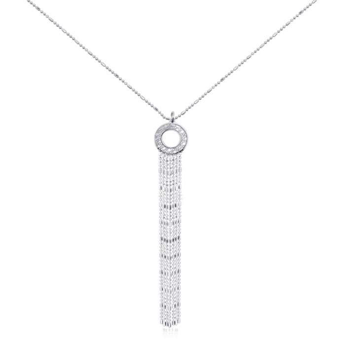 Серебряное колье без вставки. Артикул CCFXD000110-K/12