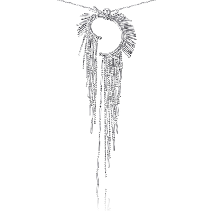 Серебряное колье без вставки. Артикул CCFXD000118-К/12