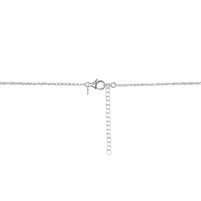 Срібне кольє «Кулі» без вставки. Артикул CFAXD000054-K/12