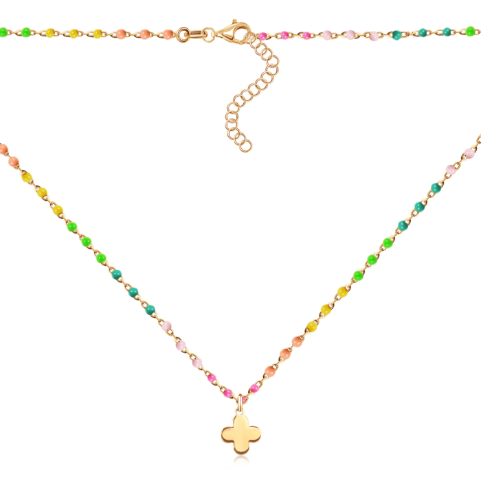 Срібне кольє. Артикул CLT_11951-K/20/1696