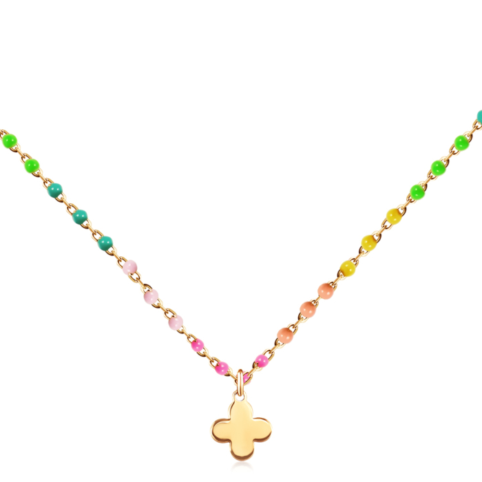 Срібне кольє. Артикул CLT_11951-K/20/1696