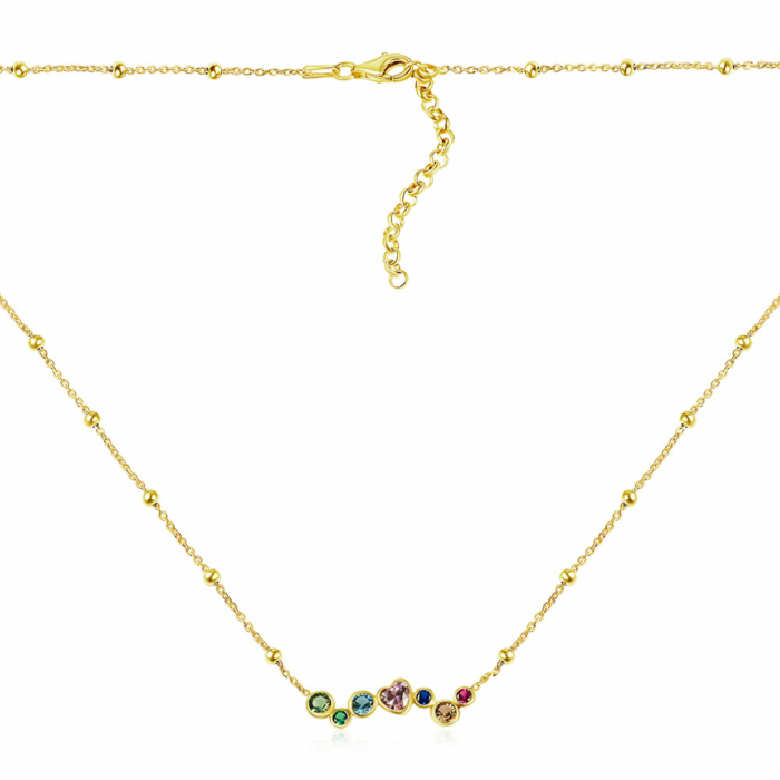 Серебряное колье. Артикул CLT_12004-K/20/1550