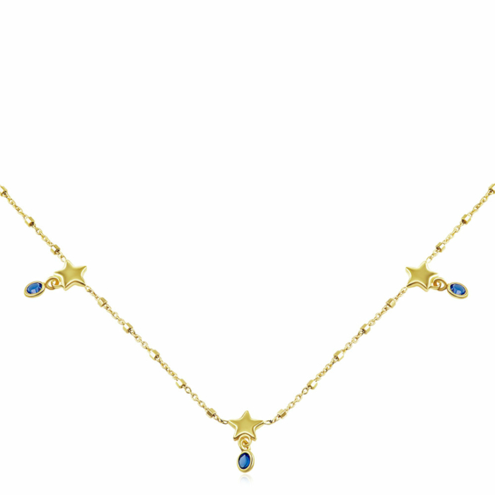 Серебряное колье. Артикул CLT_12012-K/20/1549