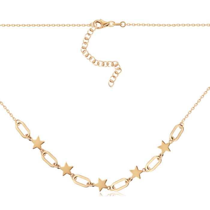 Серебряное колье. Артикул CLT_12017-K/20