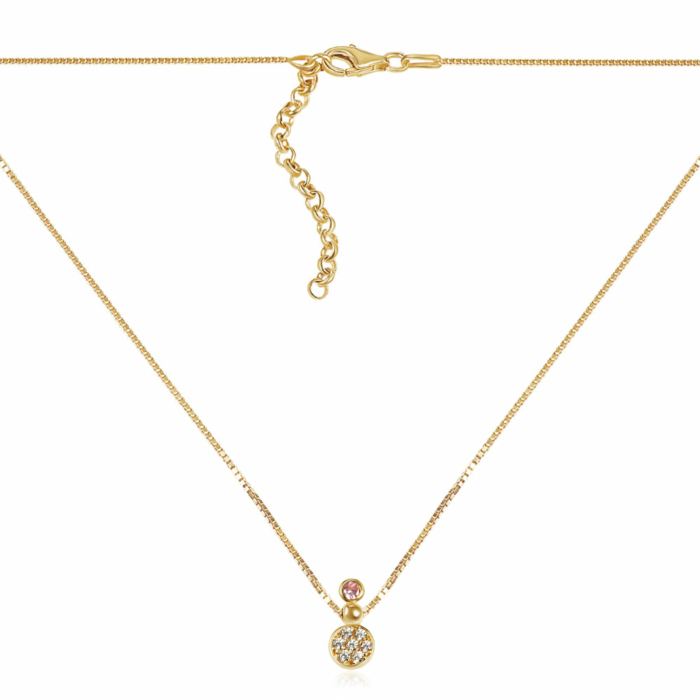 Срібне кольє. Артикул CLT_12064-K/20/1506