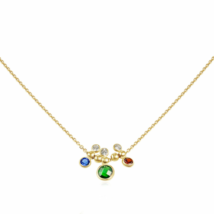 Серебряное колье. Артикул CLT_12071-K/20/21030