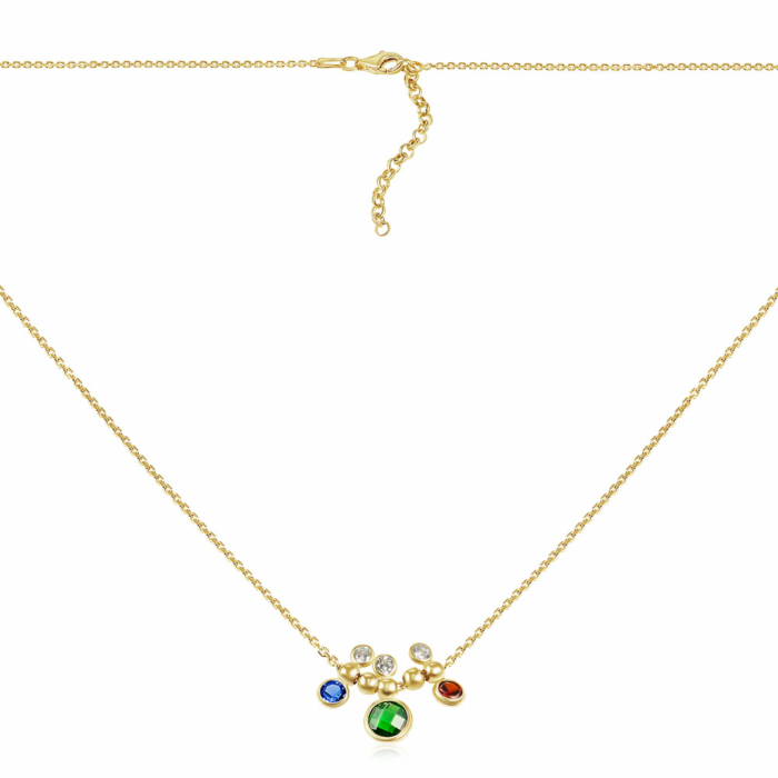 Серебряное колье. Артикул CLT_12071-K/20/21030