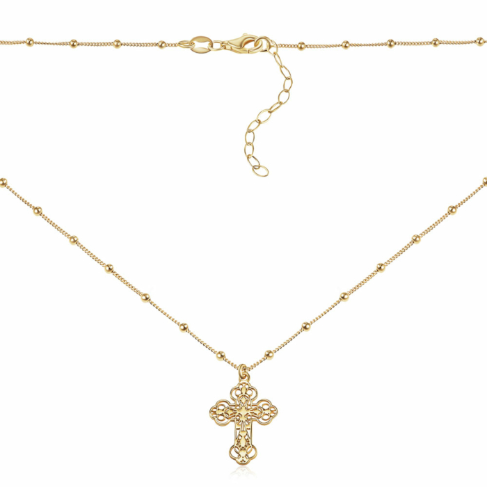 Серебряное колье. Артикул CLT_12088-K/20