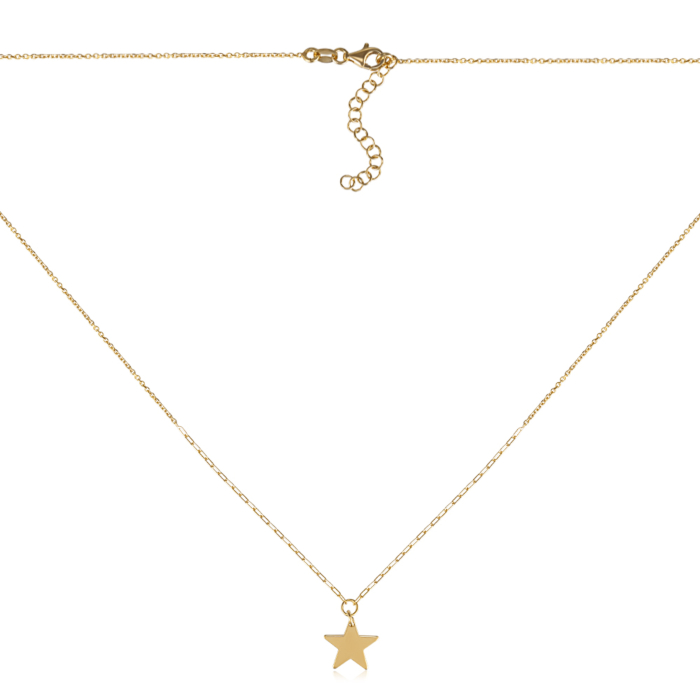 Серебряное колье. Артикул CLT 11445 G-K/20