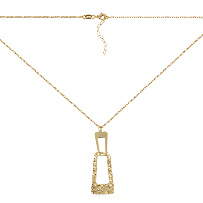 Серебряное колье. Артикул CLT 11628 G-K/20