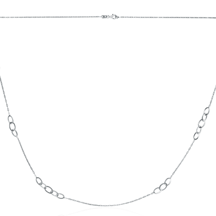 Серебряное колье. Артикул CLT 11792 RH-K/12