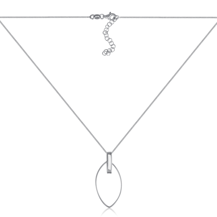 Серебряное колье. Артикул CLT 11808 RH-K/12