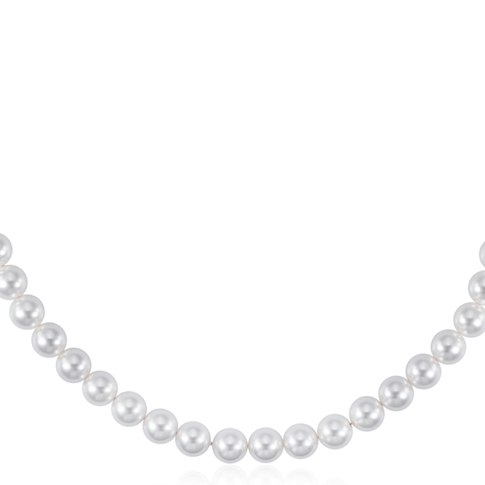 Серебряное колье с жемчугом. Артикул CLT 8486 RH-K/12/4780