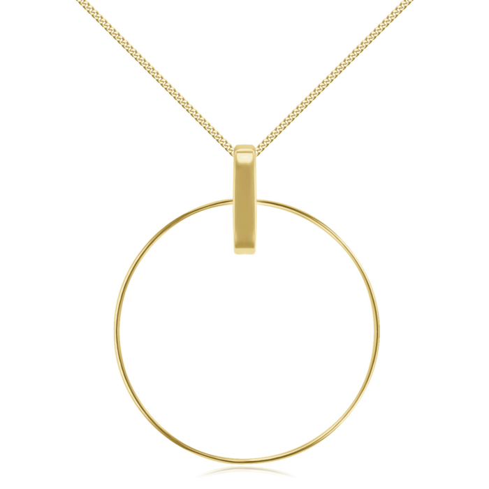 Серебряное колье без вставки. Артикул CLT 11815 G-K/20