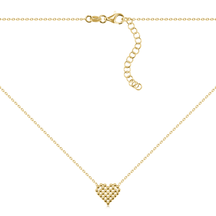 Серебряное колье без вставки. Артикул CLT 11858 G-K/20