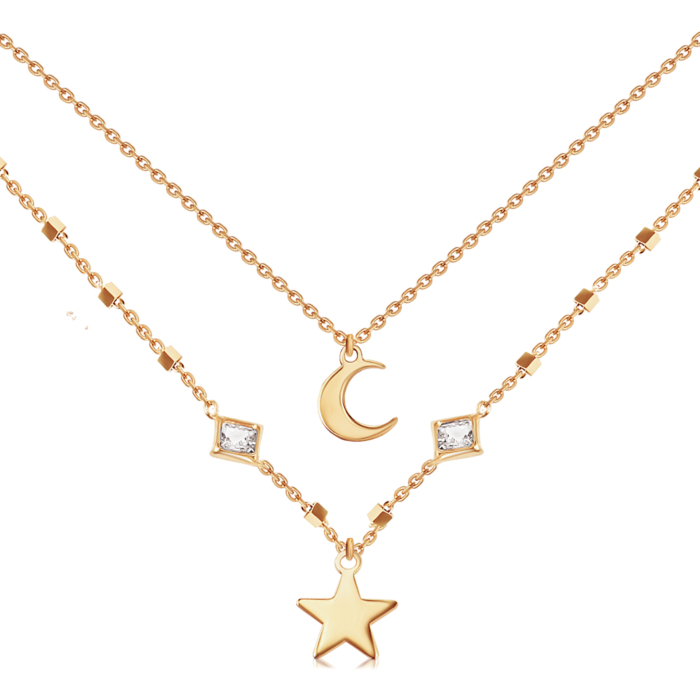 Серебряное колье. Артикул CLT_11923-K/20/1