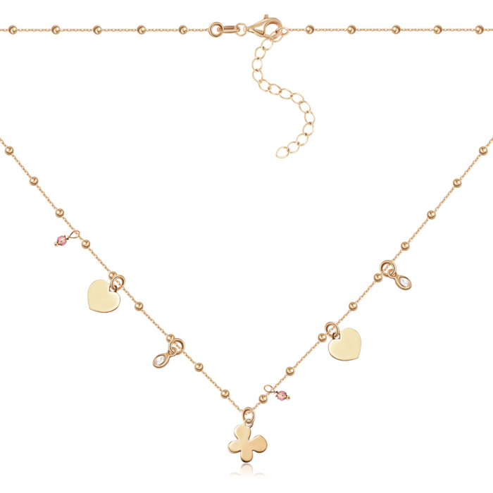 Серебряное колье. Артикул CLT_11928-K/20/1699