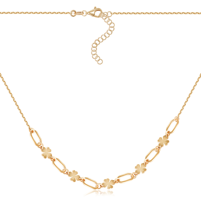 Серебряное колье. Артикул CLT_12020-K/20