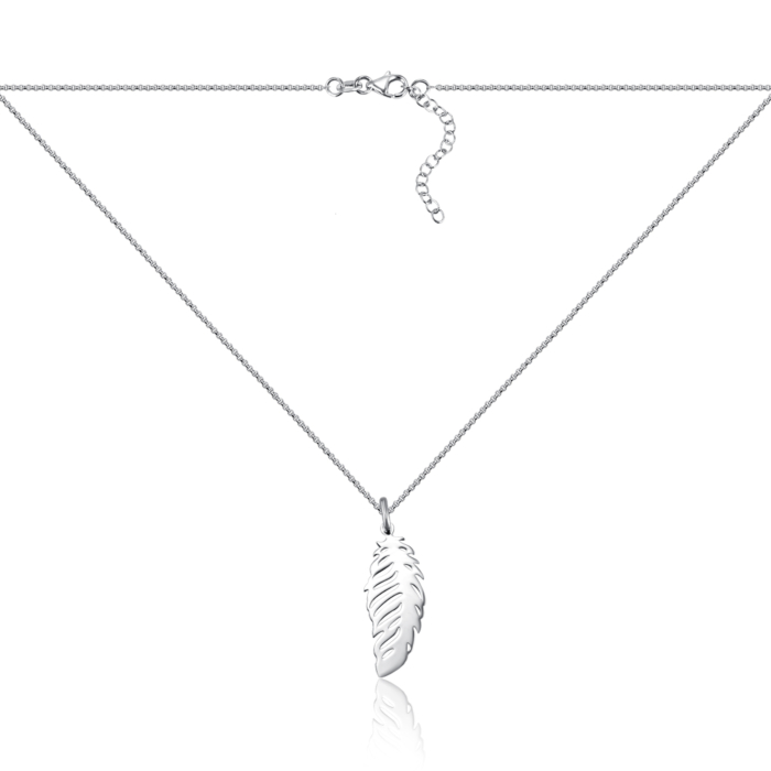 Серебряное колье. Артикул CLT_12034-K/12