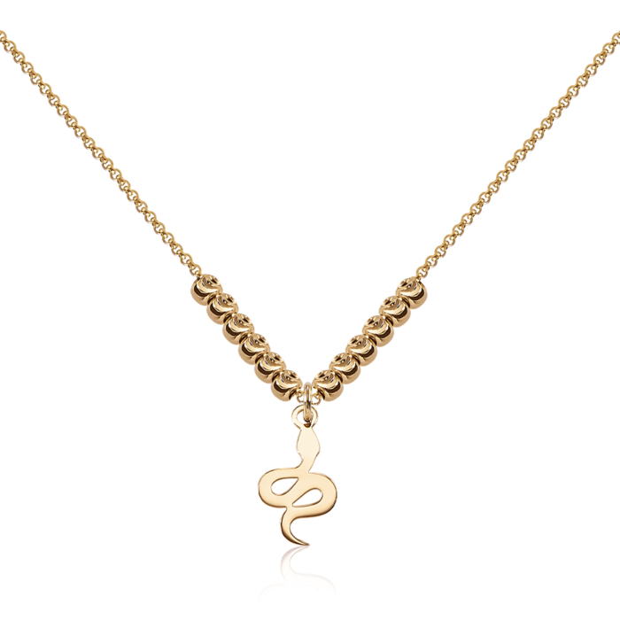 Серебряное колье. Артикул CLT_12038-K/20