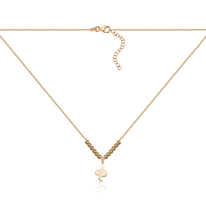 Серебряное колье. Артикул CLT_12038-K/20