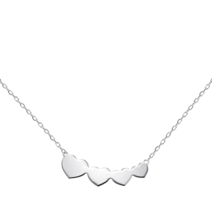 Серебряное колье. Артикул CLT_12046-K/12