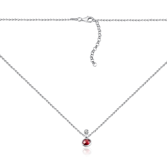Серебряное колье. Артикул CLT_12073-K/12/1514