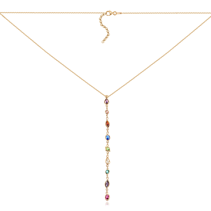 Срібне кольє. Артикул CLT_12080-K/20/21032