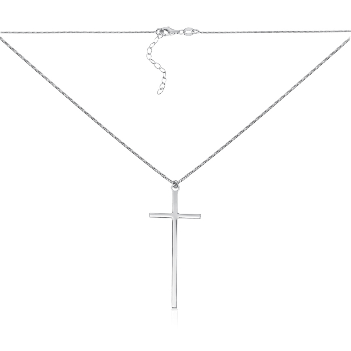 Серебряное кольє. Артикул CLT_12093-K/12