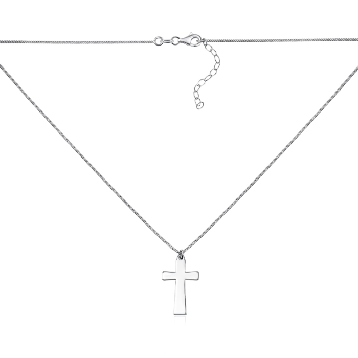 Серебряное колье. Артикул CLT_12095-K/12