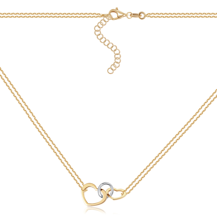 Серебряное колье. Артикул CLT_12174-K/16