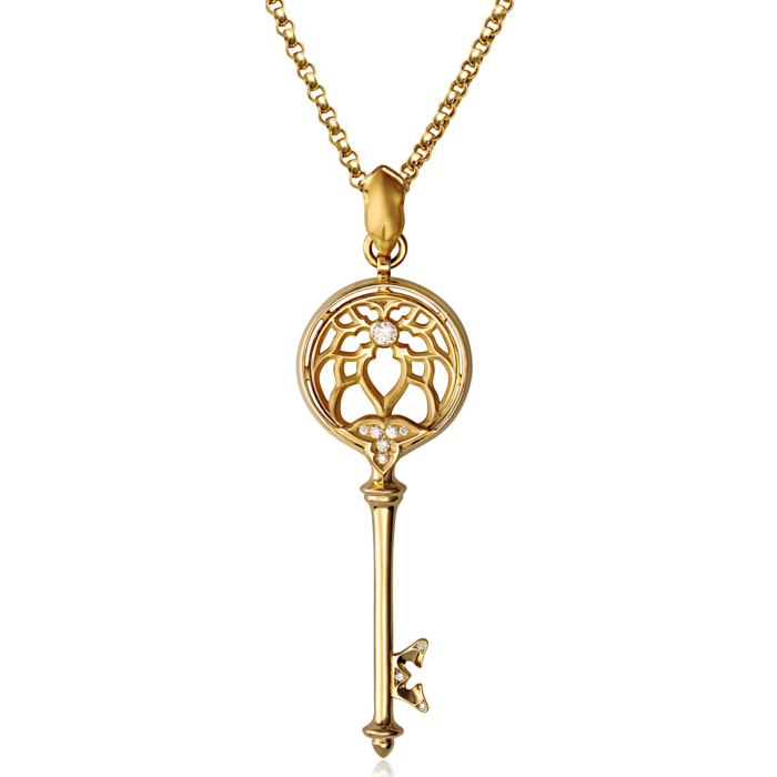 Колье из желтого золота Magerit с бриллиантами 1496.1-N/05/10924