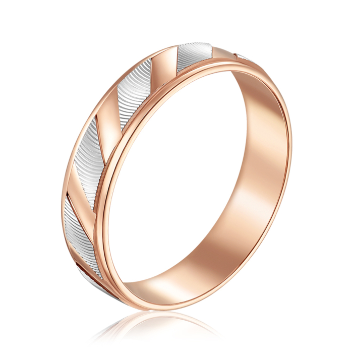 Обручка з алмазною гранню. Артикул 1100/1