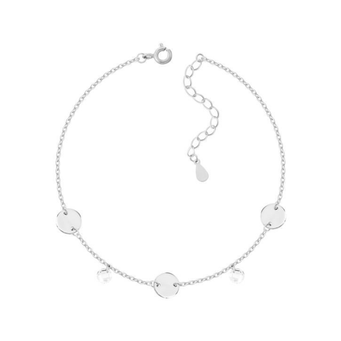 Срібний браслет з фіанітами. Артикул UG5D00645