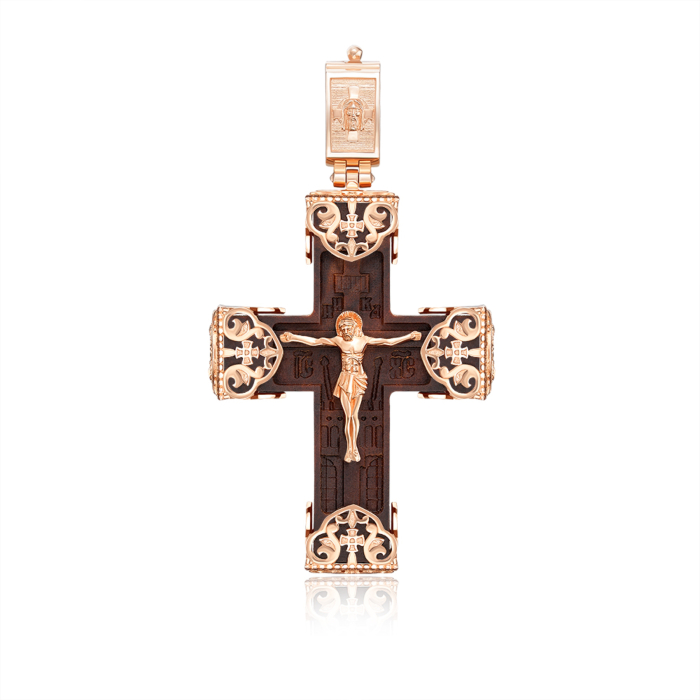 Дерев'яний хрестик. Розп'яття Христове. Артикул 32143/01/0