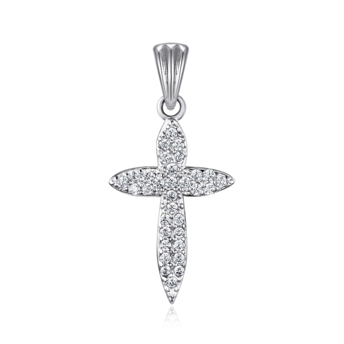 Срібний хрестик. Артикул DP17992-P/12/1