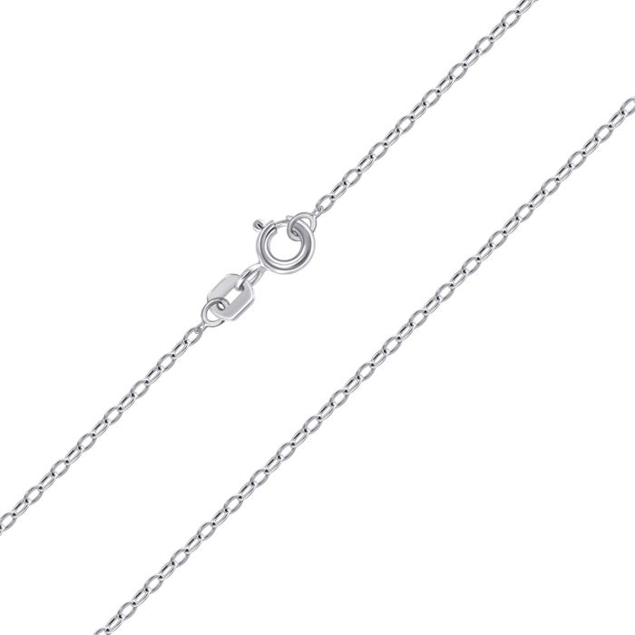 Срібний ланцюжок. Артикул DROP OVAL-L/12